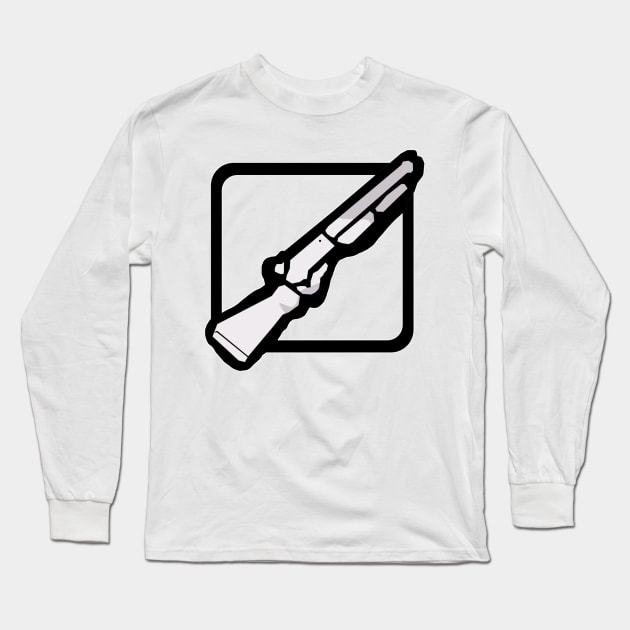 shotgun Long Sleeve T-Shirt by letsholo